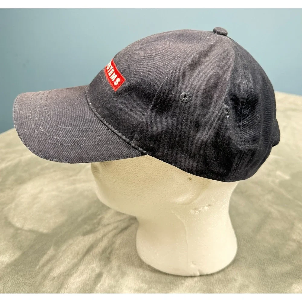 BAE Systems Hat Mens Adjustable Navy Blue Baseball Cap Defense